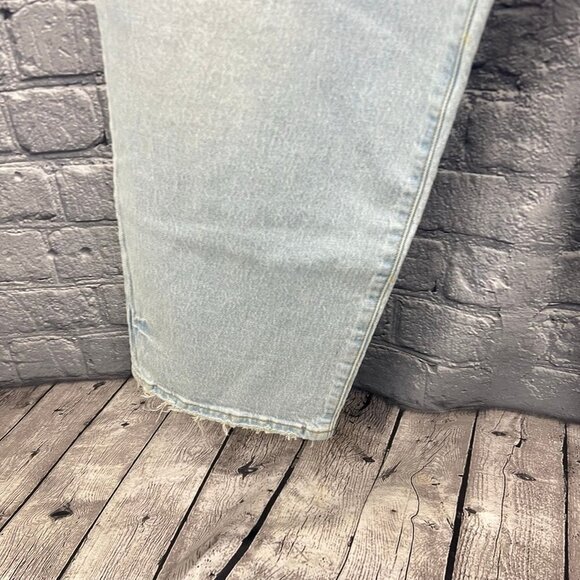 Universal Thread Vintage Straight Stretch Button Fly Jeans Size 14 Ankle Length - Picture 10 of 13